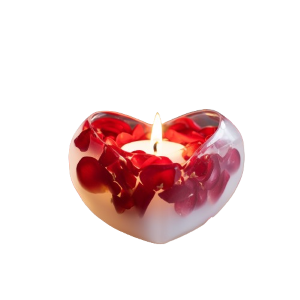 Burning Love Candle